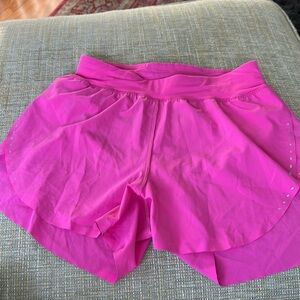 Lululemon shorts size 2 Hot Pink